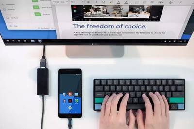 技德科技新產(chǎn)品 Remix Singularity,讓安卓手機完美變電腦